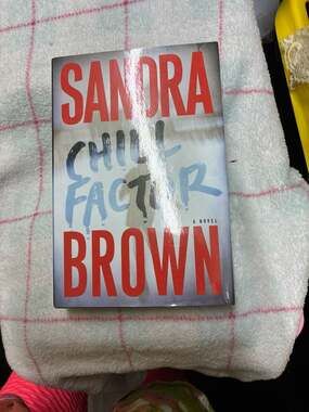 Chill Factor by Sandra Brown Hardcover Thriller Novel